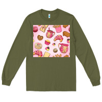 Army Green mexican pan dulce Long Sleeve Tee - MaliasSmallBusiness