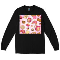 Black mexican pan dulce Long Sleeve Tee - MaliasSmallBusiness