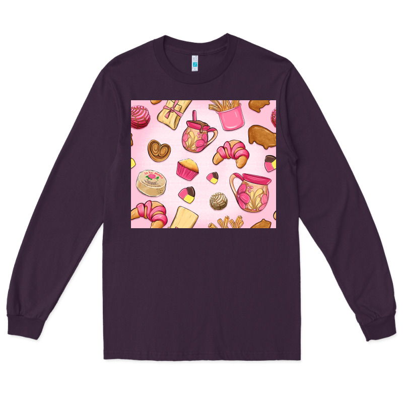 Mexican Pan Dulce Long Sleeve Tee by MaliasSmallBusiness | Teevron