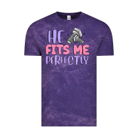 Cloud Purple he fits me perfectly Vintage Tee - MaliasSmallBusiness
