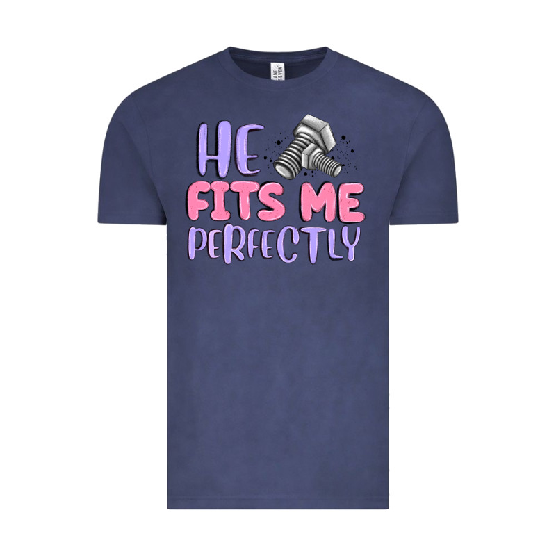 He Fits Me Perfectly Vintage Tee by MaliasSmallBusiness | Teevron