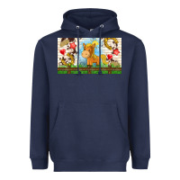 Navy cute horse Heavyweight Hoodie - TumblerDesignByShophia