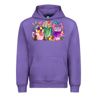 Tulip Easter Coffee Cups With Bunny Urban Hoodie - BundleAndBundleShop