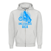 Dove Grey unclesaurus rex Zipper Hoodie - Bettercallsaul