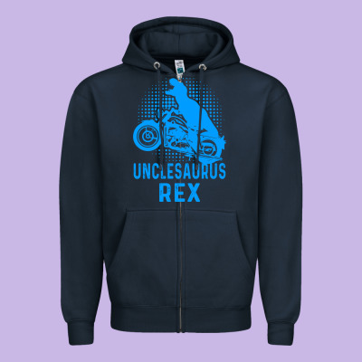 Unclesaurus Rex Zipper Hoodie Designed By Bettercallsaul