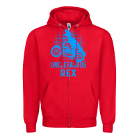 Red unclesaurus rex Zipper Hoodie - Bettercallsaul