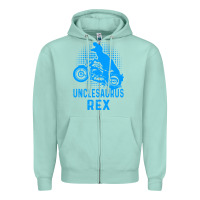 Seafoam unclesaurus rex Zipper Hoodie - Bettercallsaul