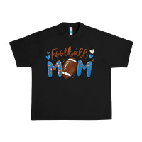 Black football mom Urban Heavy Tee - MaliasSmallBusiness