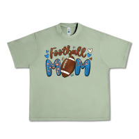 Oil Green football mom Urban Heavy Tee - MaliasSmallBusiness