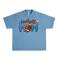 Pebble Blue football mom Urban Heavy Tee - MaliasSmallBusiness