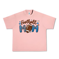 Salmon football mom Urban Heavy Tee - MaliasSmallBusiness