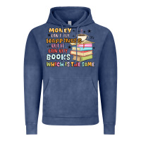 Vintage Denim money can't buy happiness but it can buy books Vintage Hoodie - MaliasSmallBusiness