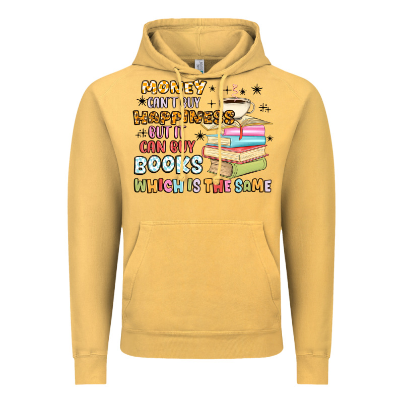 Money Can't Buy Happiness But It Can Buy Books Vintage Hoodie by MaliasSmallBusiness | Teevron