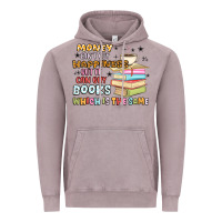 Vintage Zinc money can't buy happiness but it can buy books Vintage Hoodie - MaliasSmallBusiness