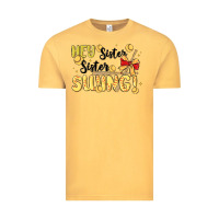 Vintage Mustard softball sister Vintage Tee - MaliasSmallBusiness