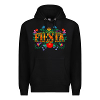 Black fiesta cinco de mayo Premium Hoodie - CowGirlArtShop