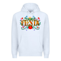 White fiesta cinco de mayo Premium Hoodie - CowGirlArtShop