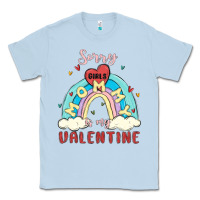 Dusty Blue sorry girls mommy is valentine Classic Tee - MaliasSmallBusiness