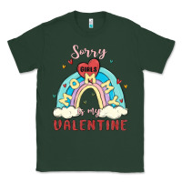Sports Green sorry girls mommy is valentine Classic Tee - MaliasSmallBusiness