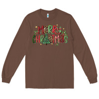 Chestnut merry christmas Long Sleeve Tee - MaliasSmallBusiness