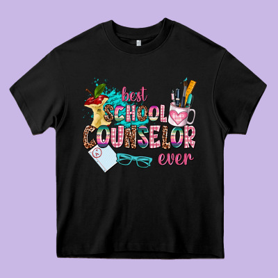 Best School Counselor Ever Heavy Core Tee Designed By Adodesignshop