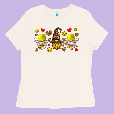 Softball Gnome Ladies Tee Designed By Hra Design Shop