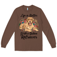 Chestnut life is better with a golden retriever Long Sleeve Tee - JahusDesignShop