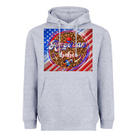 Heather Grey American babe Heavyweight Hoodie - TumblerDesignByShophia