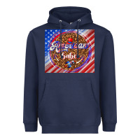 Navy American babe Heavyweight Hoodie - TumblerDesignByShophia