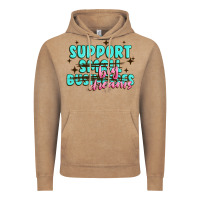 Vintage Coffee support small businesses big dreams Vintage Hoodie - MaliasSmallBusiness