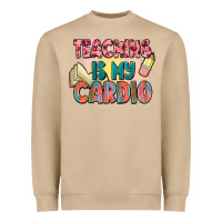Mushroom teaching is my cardio Heavyweight Sweatshirt - NancyCooperArtShop