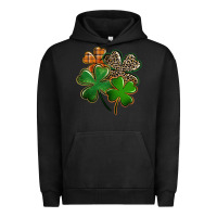 Pigment Black leopard shamrock Urban Hoodie - FaDigitalArtStudio