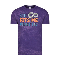 Cloud Purple she fits me perfectly Vintage Tee - MaliasSmallBusiness