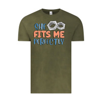 Vintage Olive she fits me perfectly Vintage Tee - MaliasSmallBusiness
