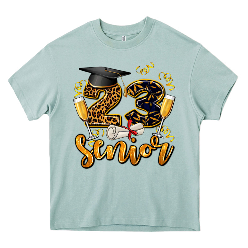 23 Senıor Wıth Champagne Heavy Core Tee by AdoDesignShop | Teevron
