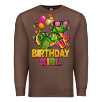 Chestnut 3rd birthday girl t rex pink Premium Sweatshirt - CowGirlArtShop