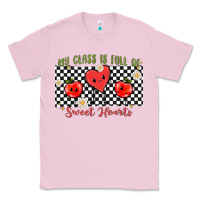 Bubblegum Pink my class full of sweet hearts Classic Tee - MaliasSmallBusiness