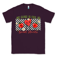 Plum my class full of sweet hearts Classic Tee - MaliasSmallBusiness