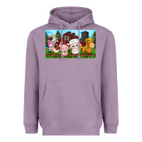 Lavender cute farm animals Heavyweight Hoodie - TumblerDesignByShophia