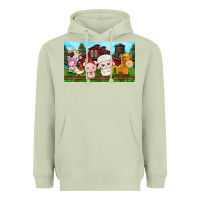 Matcha cute farm animals Heavyweight Hoodie - TumblerDesignByShophia