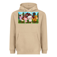 Mushroom cute farm animals Heavyweight Hoodie - TumblerDesignByShophia