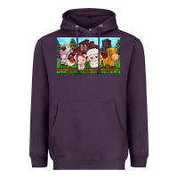 Plum cute farm animals Heavyweight Hoodie - TumblerDesignByShophia