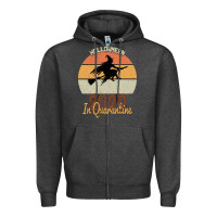 Charcoal Heather Hallowmeen 2020 In Q UARANTİNE Zipper Hoodie - Bettercallsaul