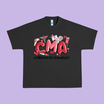 Valentines Day Cma Urban Heavy Tee Designed By Maliassmallbusiness