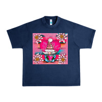Navy v.d gnome and lotus tumbler Urban Heavy Tee - AdoDesignShop