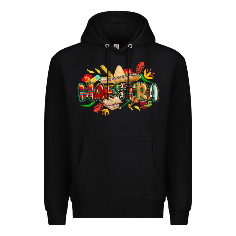 Cinco De Mayo Maestra Premium Hoodie by CowGirlArtShop | Teevron