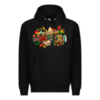 Black cinco de mayo maestra Premium Hoodie - CowGirlArtShop