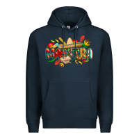 Navy cinco de mayo maestra Premium Hoodie - CowGirlArtShop