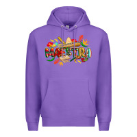 Purple cinco de mayo maestra Premium Hoodie - CowGirlArtShop