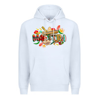 White cinco de mayo maestra Premium Hoodie - CowGirlArtShop